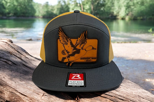 CBL-- Flying Duck Leather Patch Cap